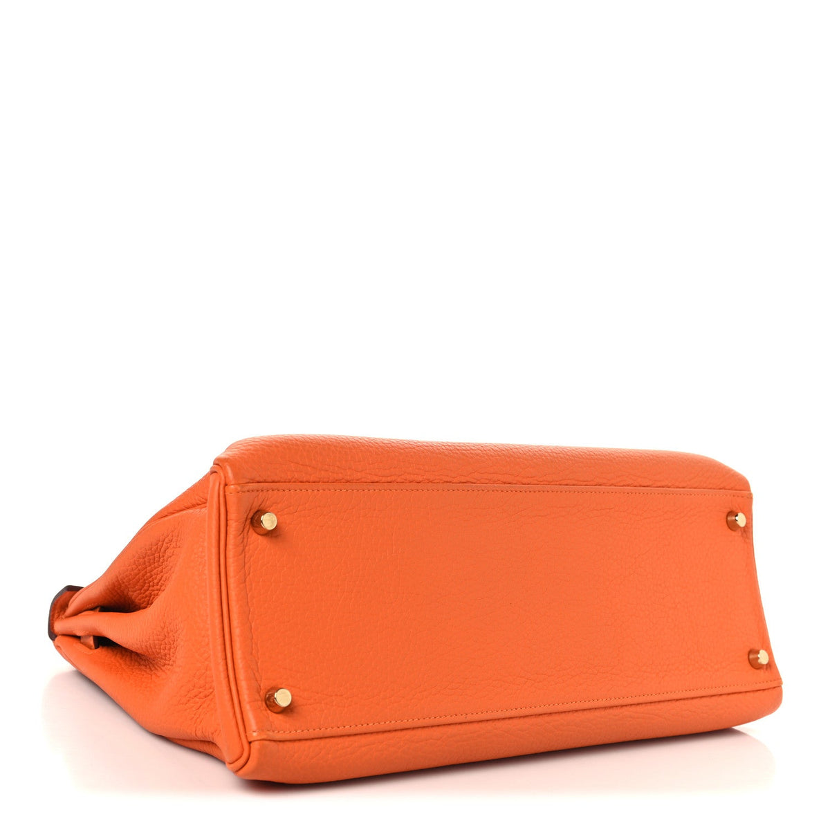 Taurillon Clemence Kelly Retourne 35 Orange product image 4, provided for visual reference and product detail review