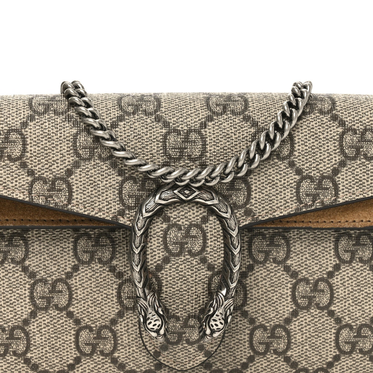 GG Supreme Monogram Super Mini Dionysus Shoulder Bag Taupe product image 7, provided for visual reference and product detail