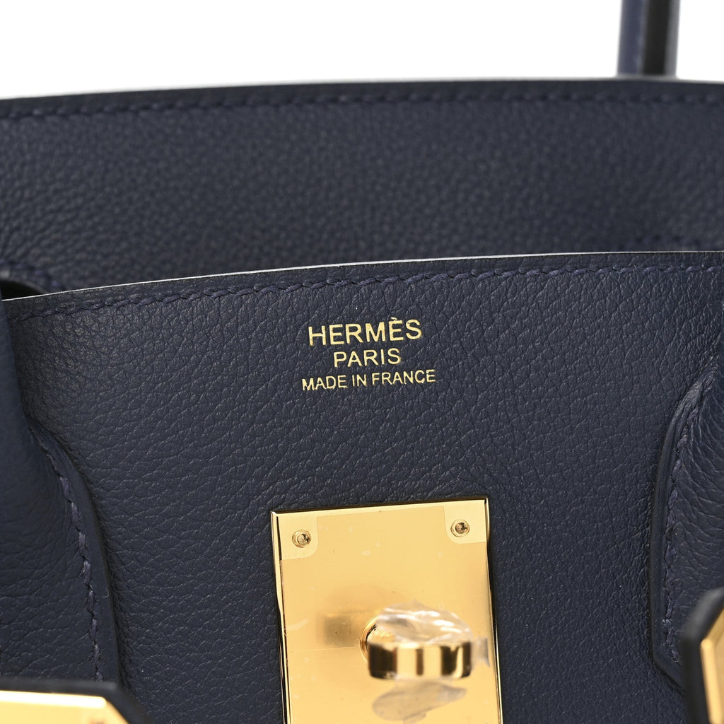 Evercolor Shoulder Birkin Light 29 Bleu Abysse product image 6, provided for visual reference and product detail review