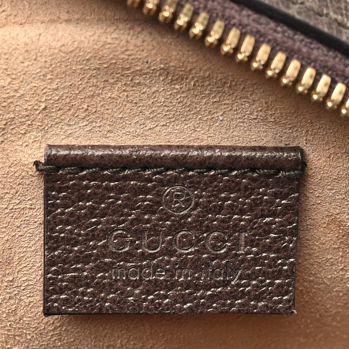 GG Supreme Monogram Web Mini Ophidia Round Shoulder Bag Brown product image 6, provided for visual reference and product