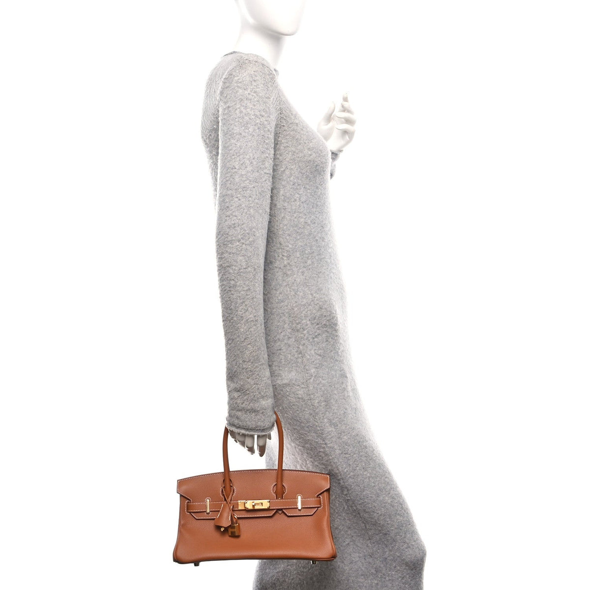 Evercolor Shoulder Birkin Light 29 Gold product image 2, provided for visual reference and product detail review