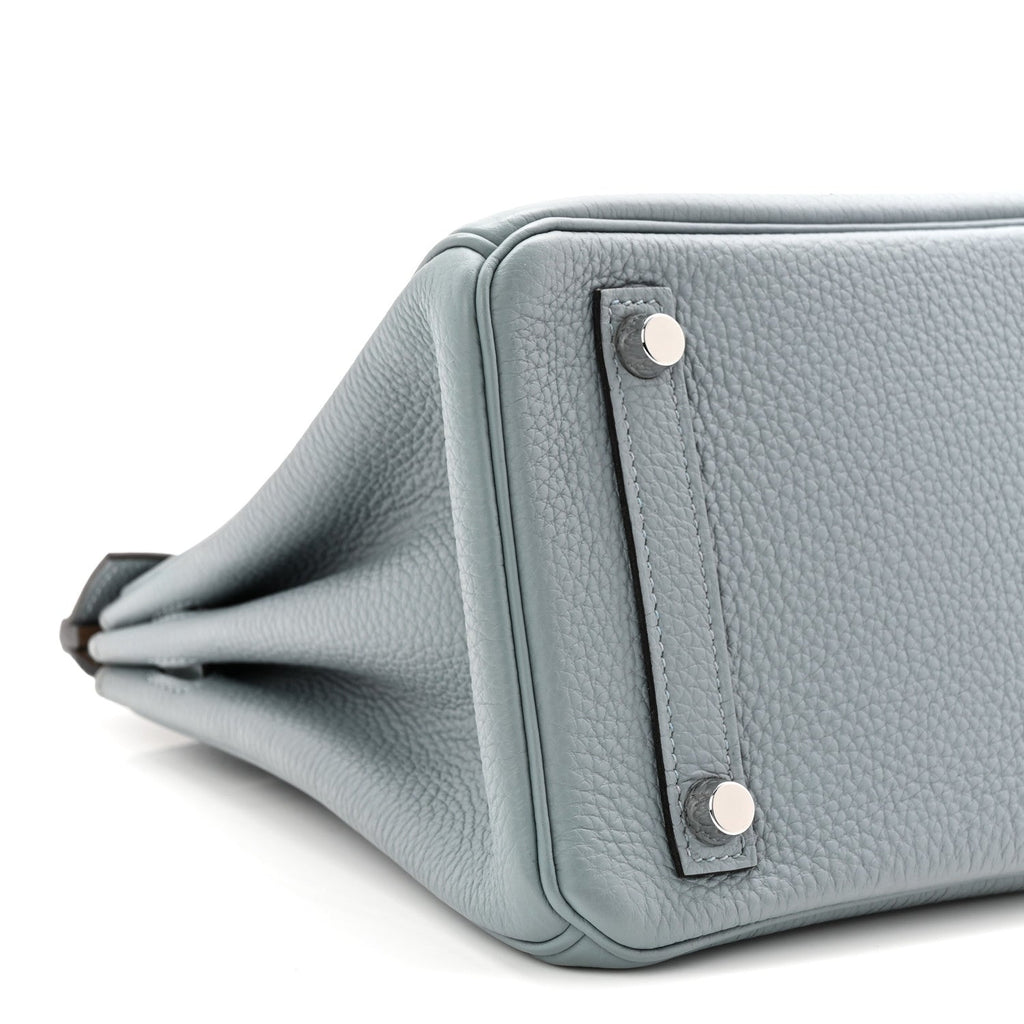 Togo Verso Birkin 25 Bleu Lin Chai product image 9, provided for visual reference and product detail review