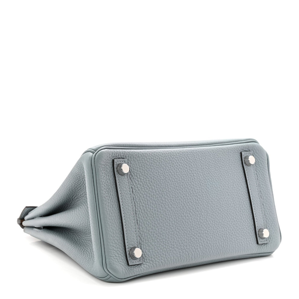 Togo Verso Birkin 25 Bleu Lin Chai product image 4, provided for visual reference and product detail review