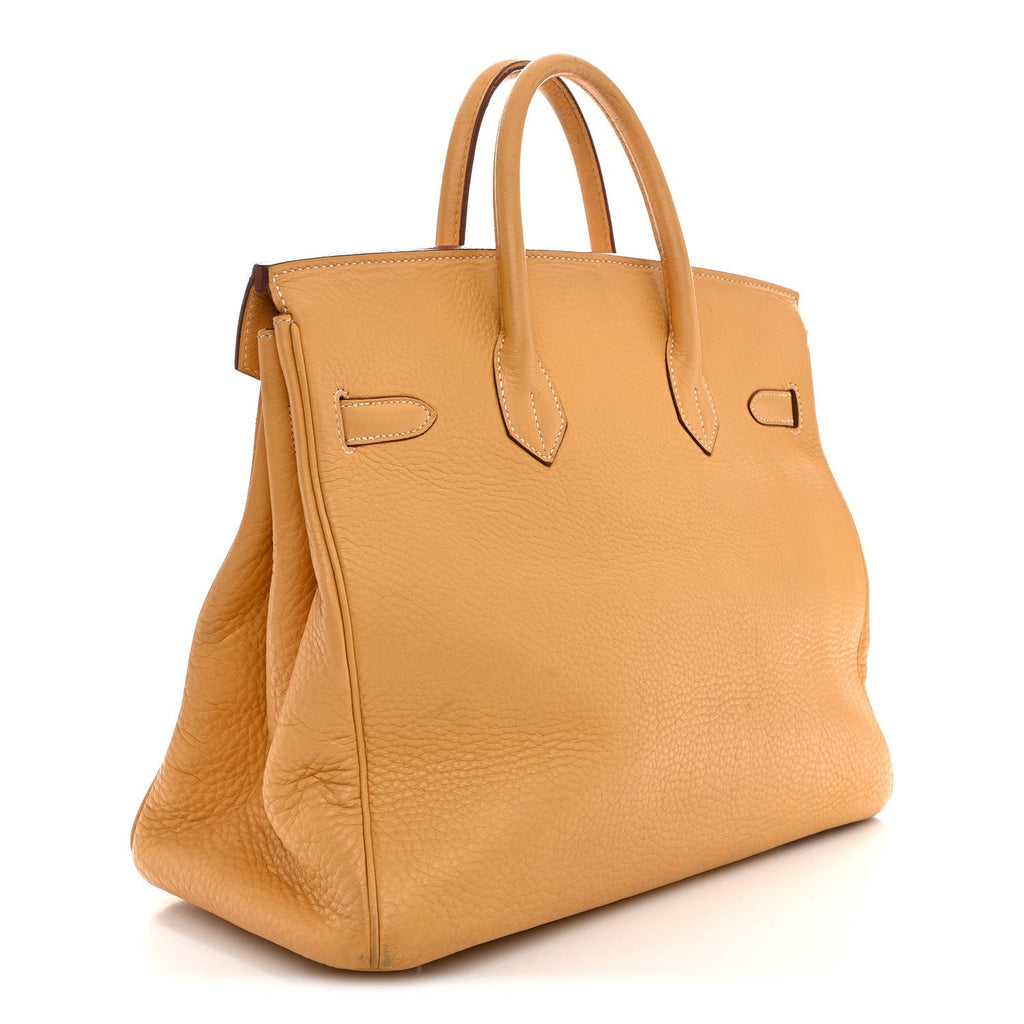 Taurillon Clemence HAC Birkin 32 Natural Sable product image 3, provided for visual reference and product detail review