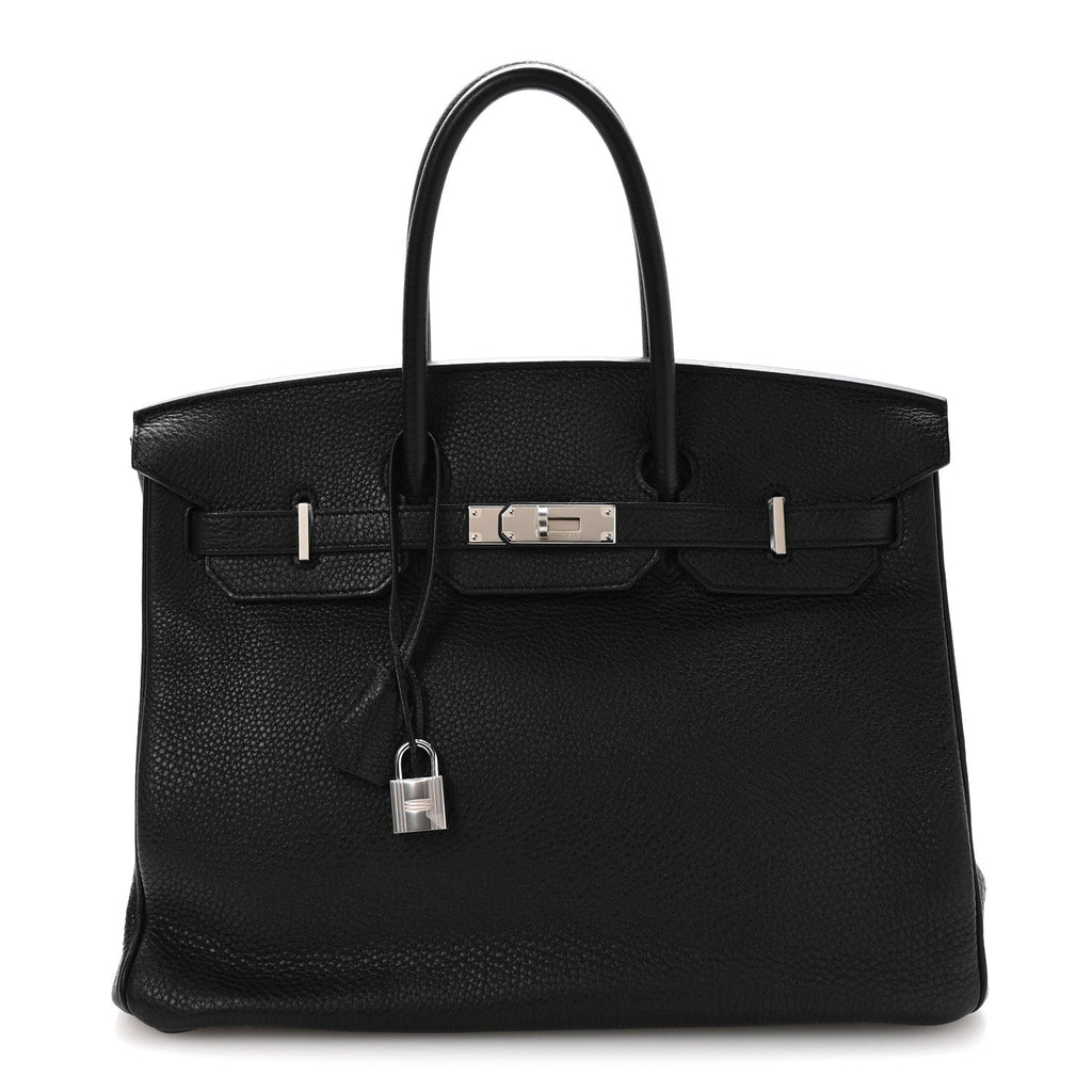 Togo Birkin 35 Black product image 1, provided for visual reference and product detail review