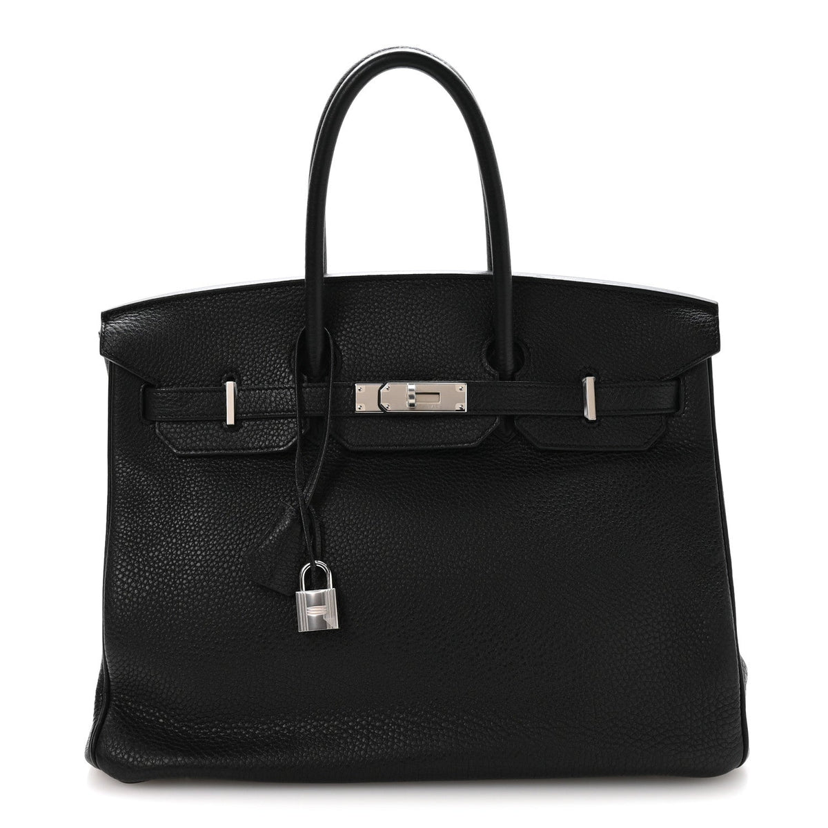 Togo Birkin 35 Black product image 1, provided for visual reference and product detail review
