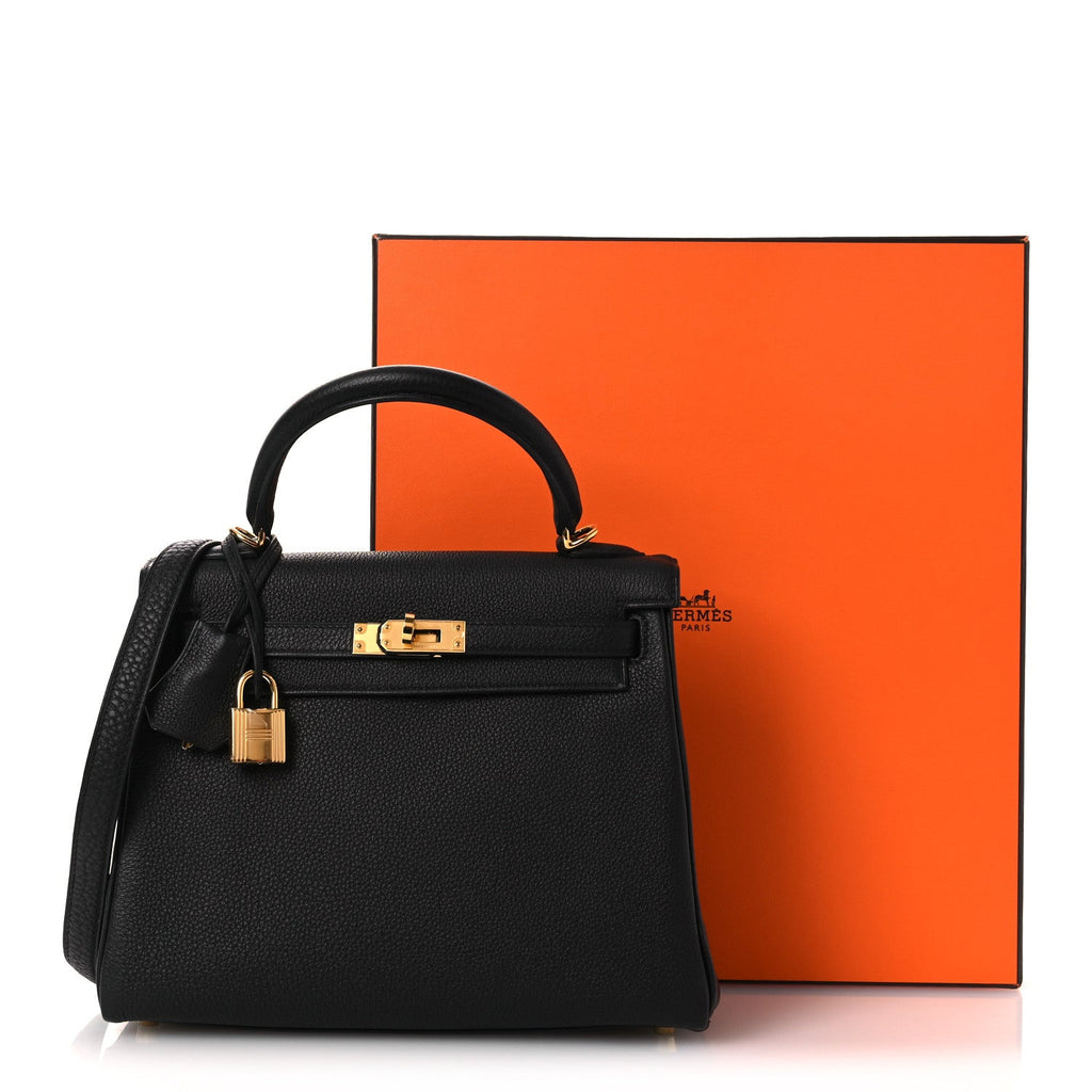 Togo Kelly Retourne 25 Black product image 12, provided for visual reference and product detail review