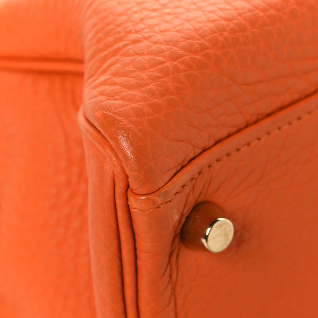 Taurillon Clemence Kelly Retourne 35 Orange product image 9, provided for visual reference and product detail review