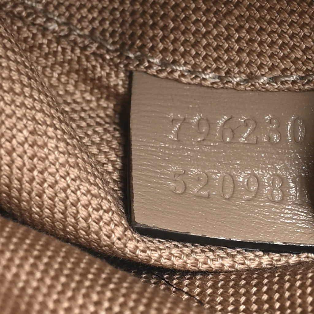 GG Shadow Monogram Ophidia Top Handle Bowler Bag Taupe product image 7, provided for visual reference and product detail