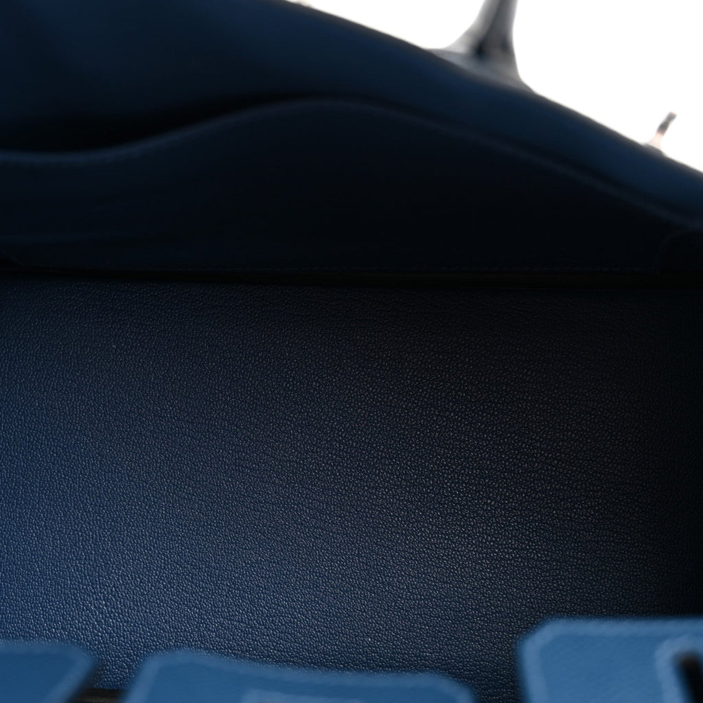 Epsom Tri-Color Birkin 25 Deep Bleu Bleu Hydra Black product image 5, provided for visual reference and product detail review