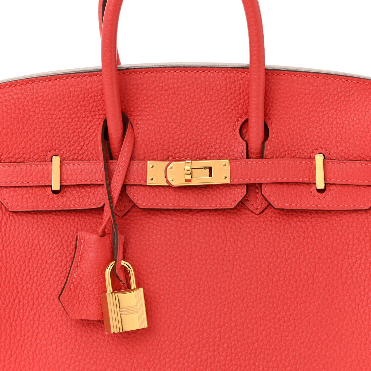 Togo Birkin 25 Rouge Pivoine product image 8, provided for visual reference and product detail review