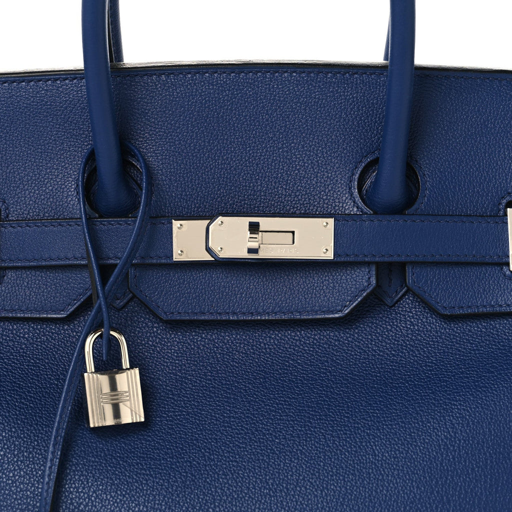 Taurillon Novillo Sea Surf Birkin 35 Bleu Saphir product image 7, provided for visual reference and product detail review