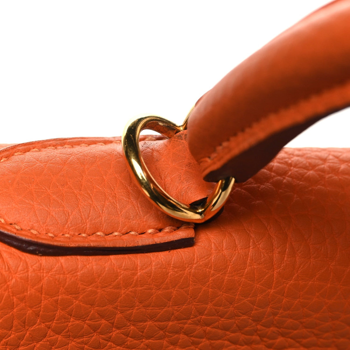 Taurillon Clemence Kelly Retourne 35 Orange product image 13, provided for visual reference and product detail review