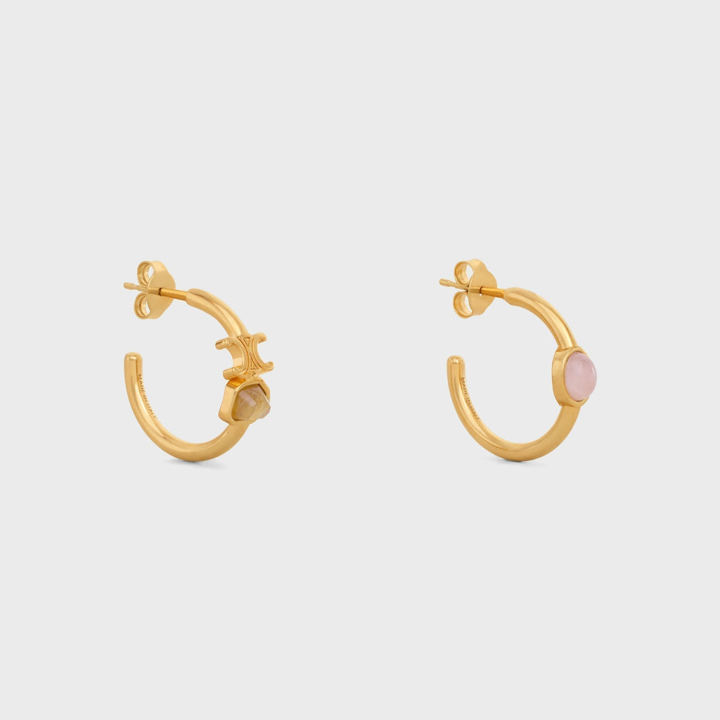 Celine Indie Hoops 18K Gold Earrings product image 1, provided for visual reference and product detail review