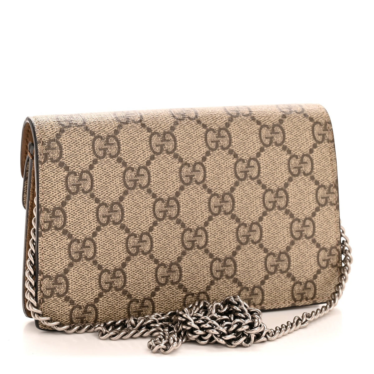 GG Supreme Monogram Super Mini Dionysus Shoulder Bag Taupe product image 3, provided for visual reference and product detail