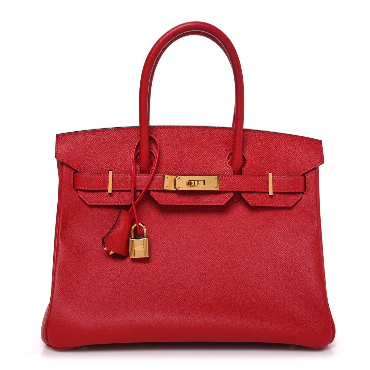 Epsom Birkin 30 Rouge Casaque product image 1, provided for visual reference and product detail review
