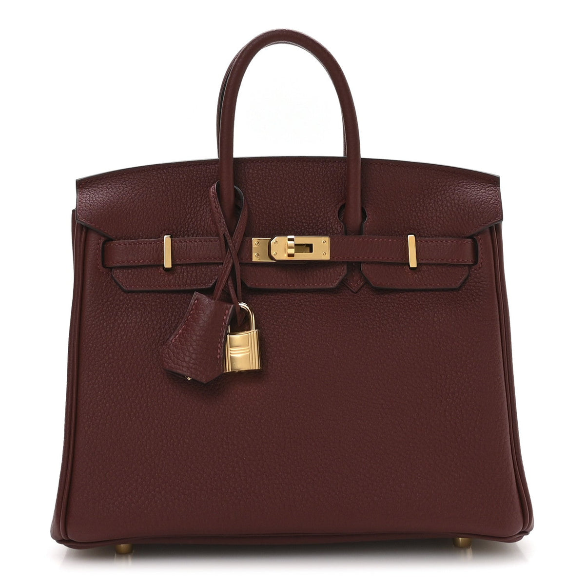 Togo Birkin 25 Rouge H product image 1, provided for visual reference and product detail review