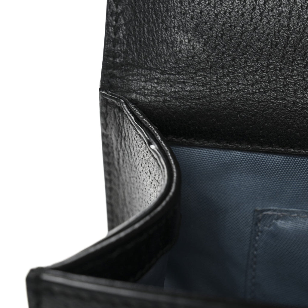 Grained Calfskin Bee Star Small Padlock Shoulder Bag Black product image 13, provided for visual reference and product