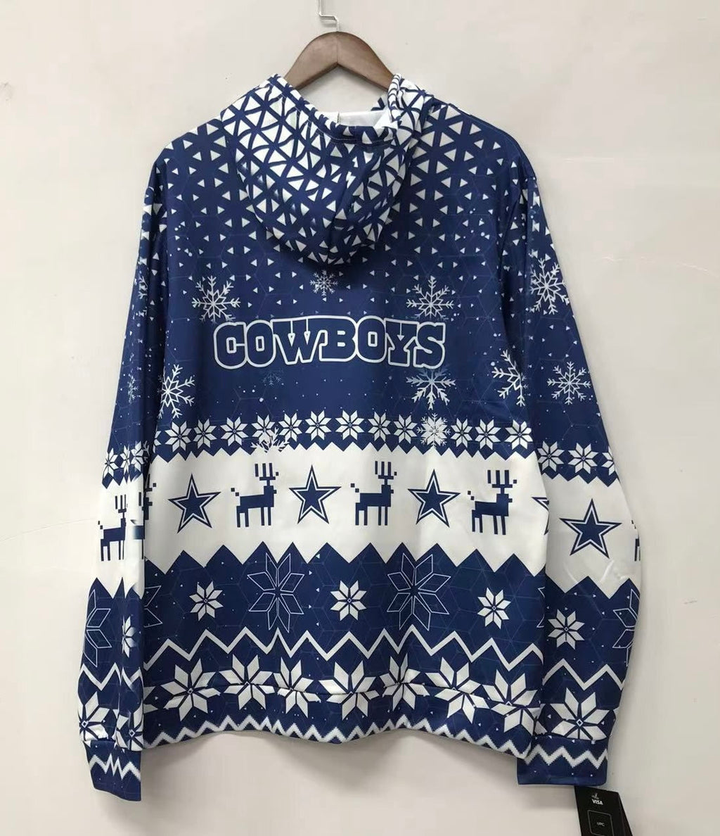 Dallas Cowboys Holiday Sweater Hoodie product image 2