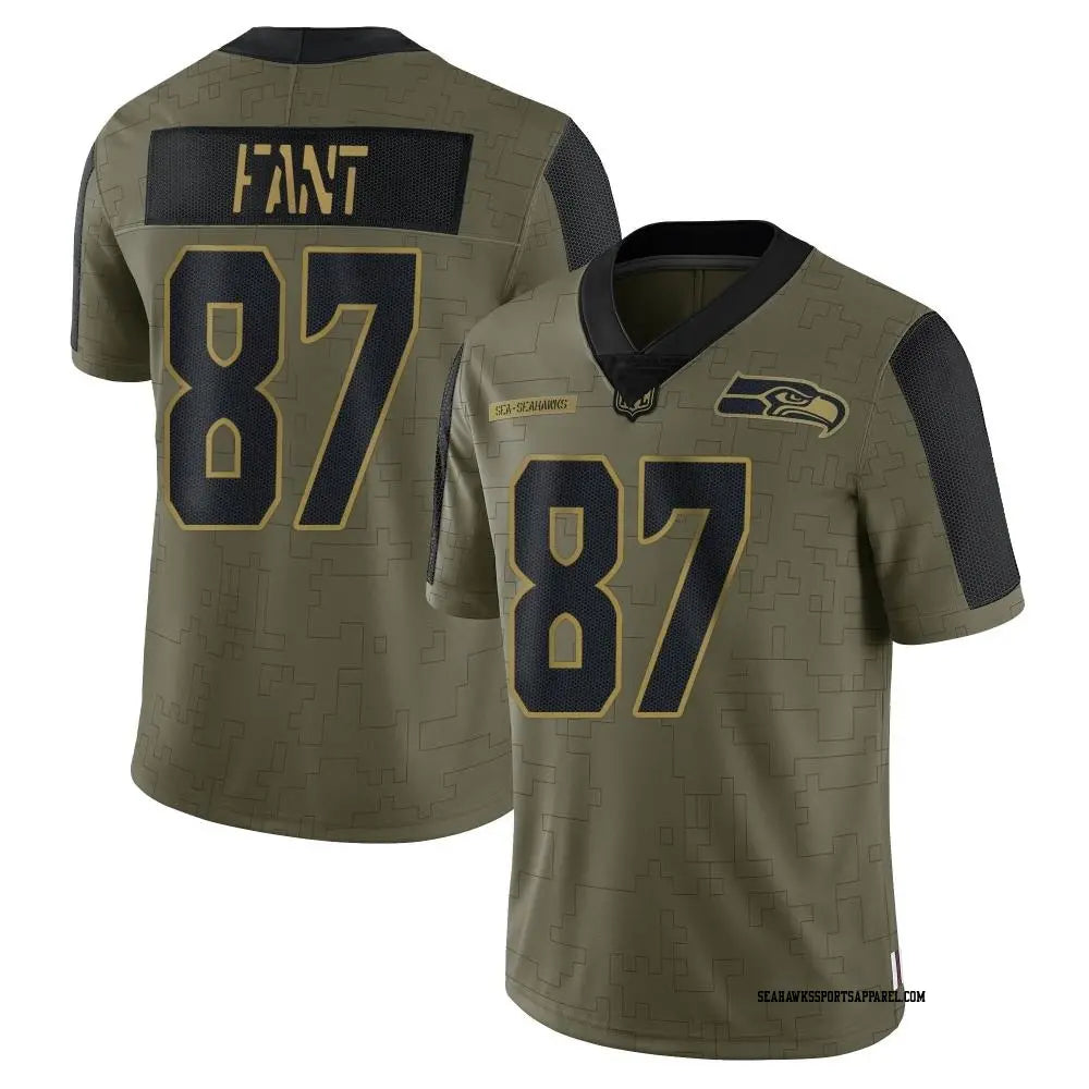 Noah Fant Seattle Seahawks Official NFL Jersey Nike Salute product image 1