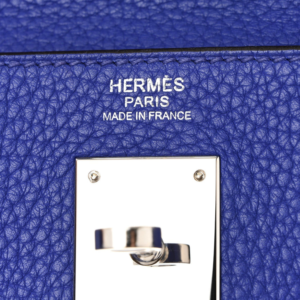Taurillon Clemence Kelly Retourne 32 Bleu Electrique product image 6, provided for visual reference and product detail review