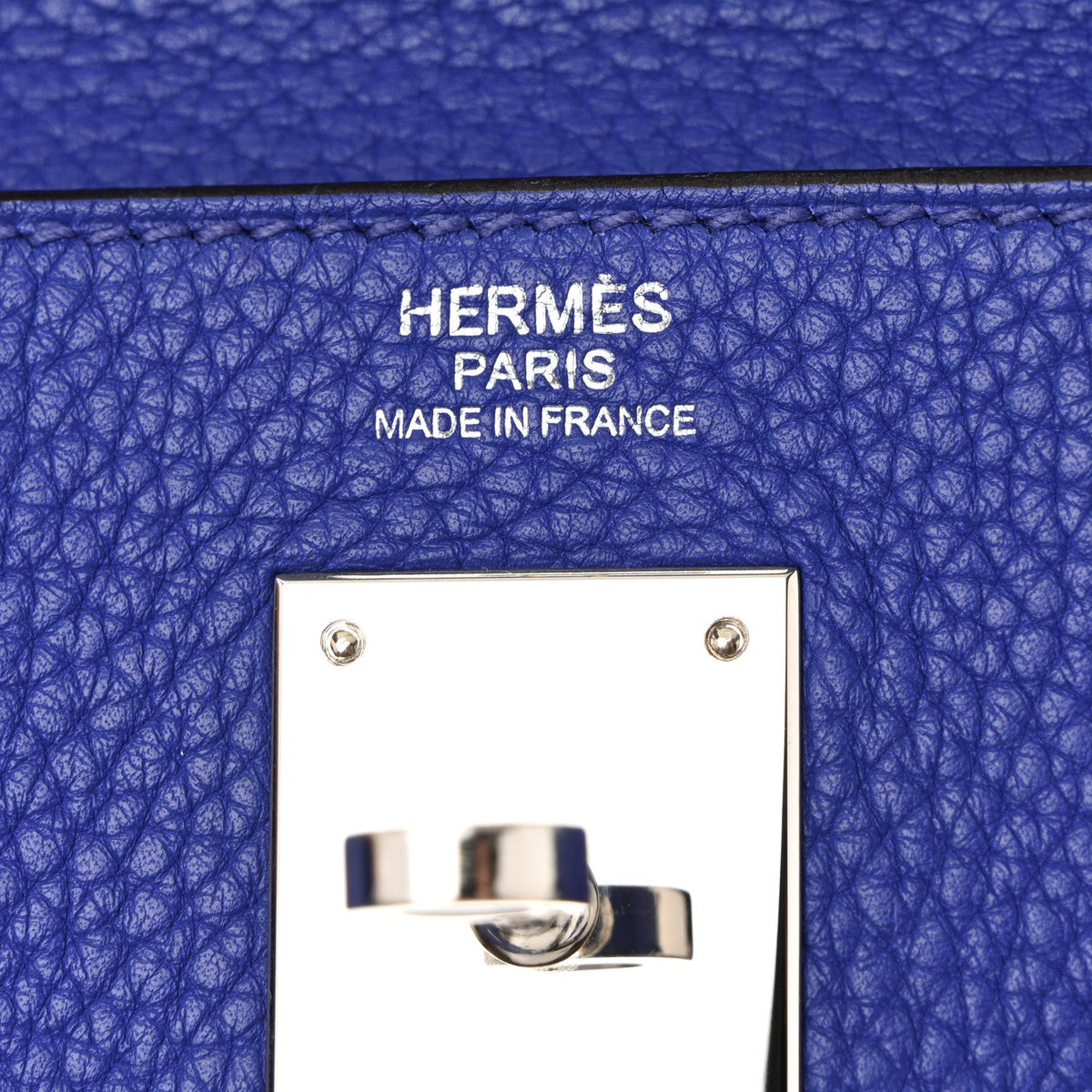 Taurillon Clemence Kelly Retourne 32 Bleu Electrique product image 6, provided for visual reference and product detail review
