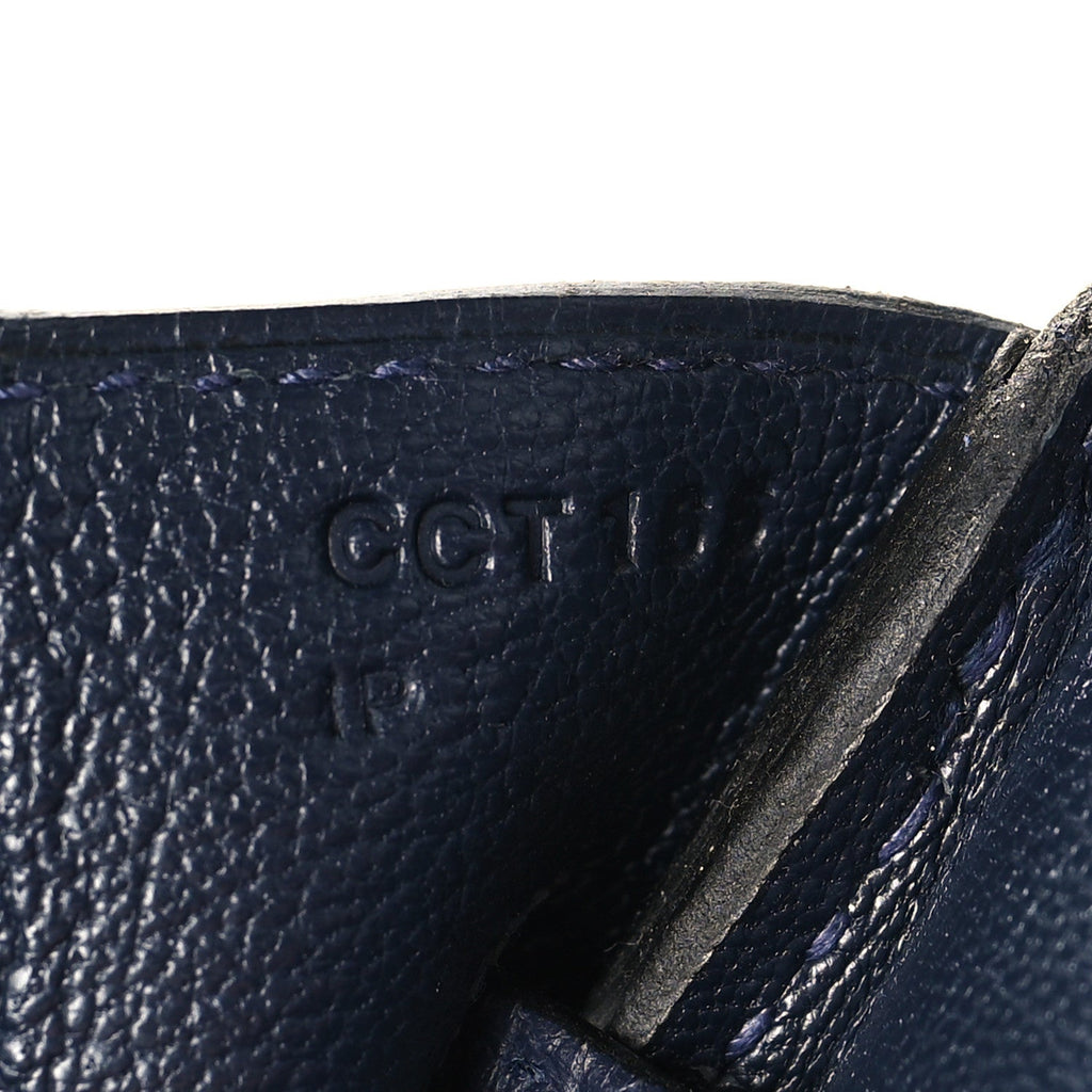 Togo Birkin 30 Bleu Nuit product image 6, provided for visual reference and product detail review