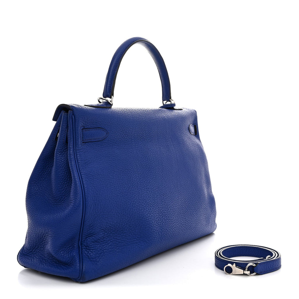 Togo Kelly Retourne 35 Bleu Electrique product image 3, provided for visual reference and product detail review