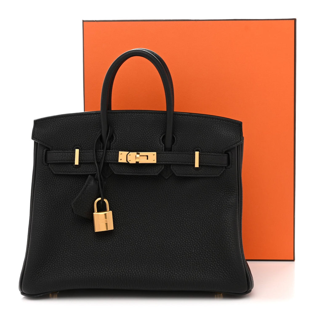 Togo Birkin 25 Black product image 16, provided for visual reference and product detail review