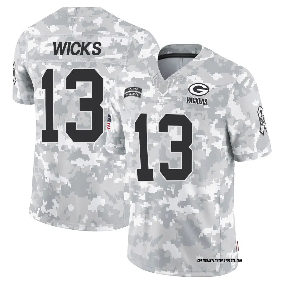 Dontayvion Wicks Green Bay Packers NFL Salute to service product image 1