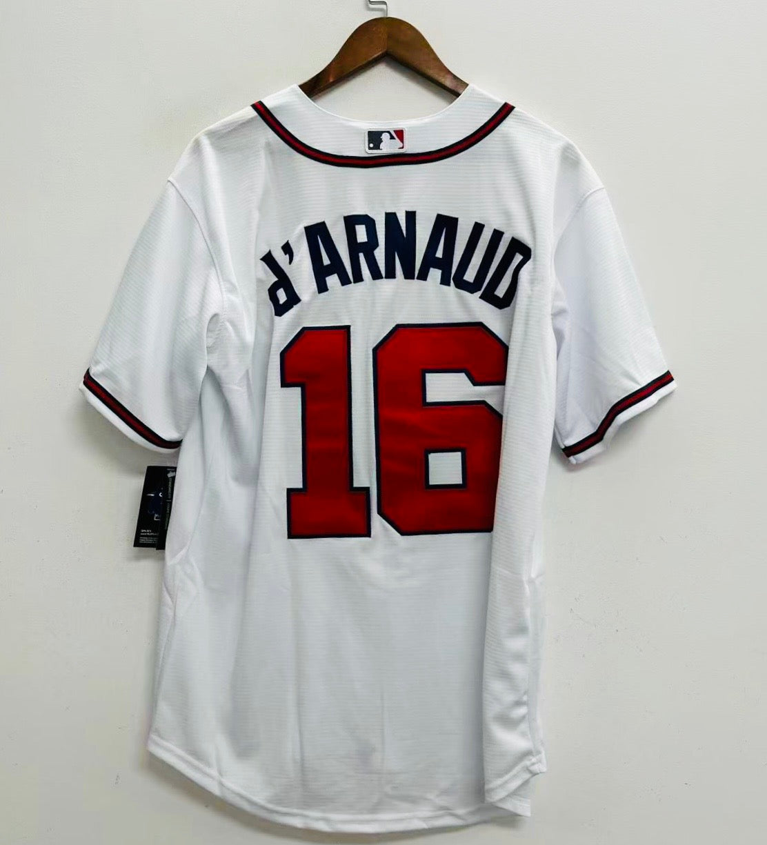Travis d’Arnaud Atlanta Braves Official MLB Nike Jersey product image 1