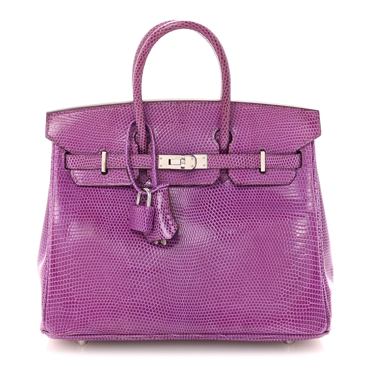 Lizard Birkin 25 Violet product image 1, provided for visual reference and product detail review