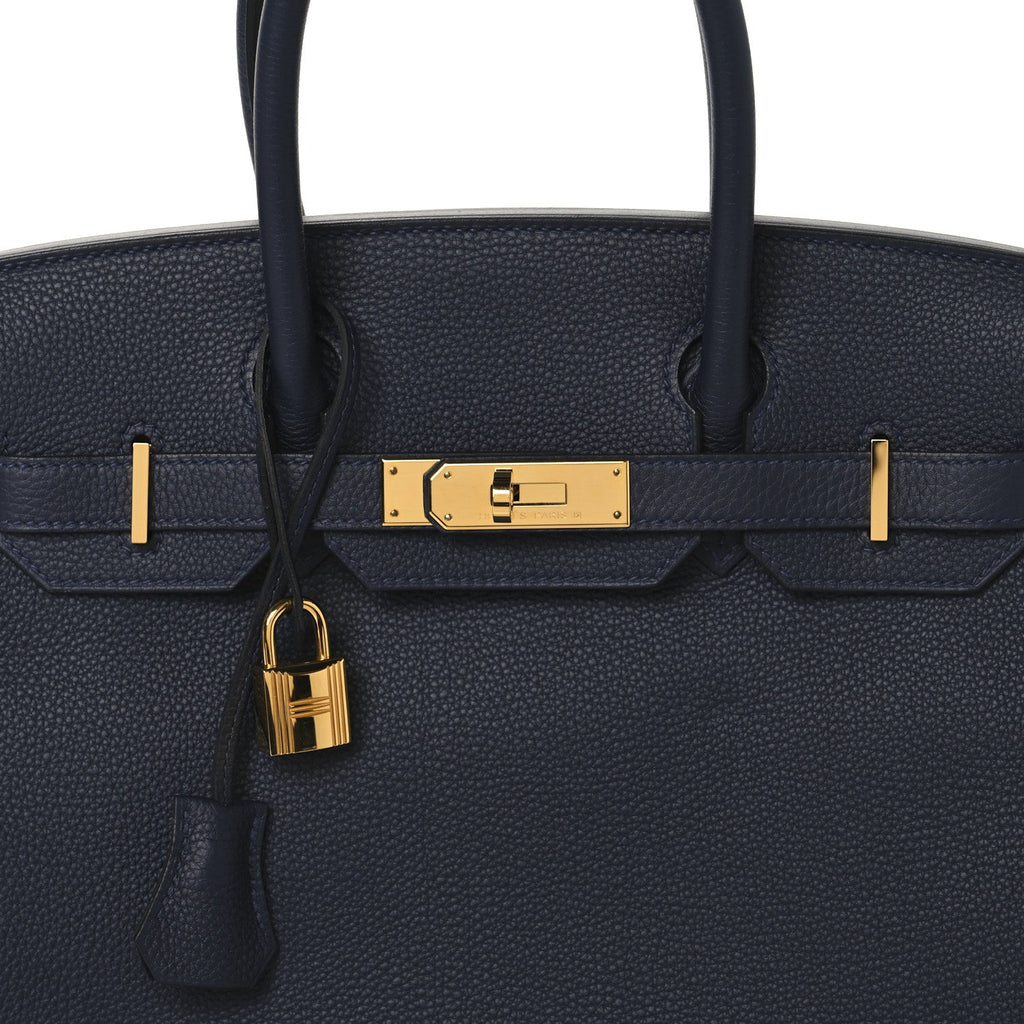 Togo Birkin 30 Bleu Nuit product image 8, provided for visual reference and product detail review