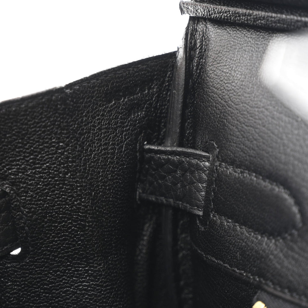 Togo Birkin 30 Black product image 7, provided for visual reference and product detail review