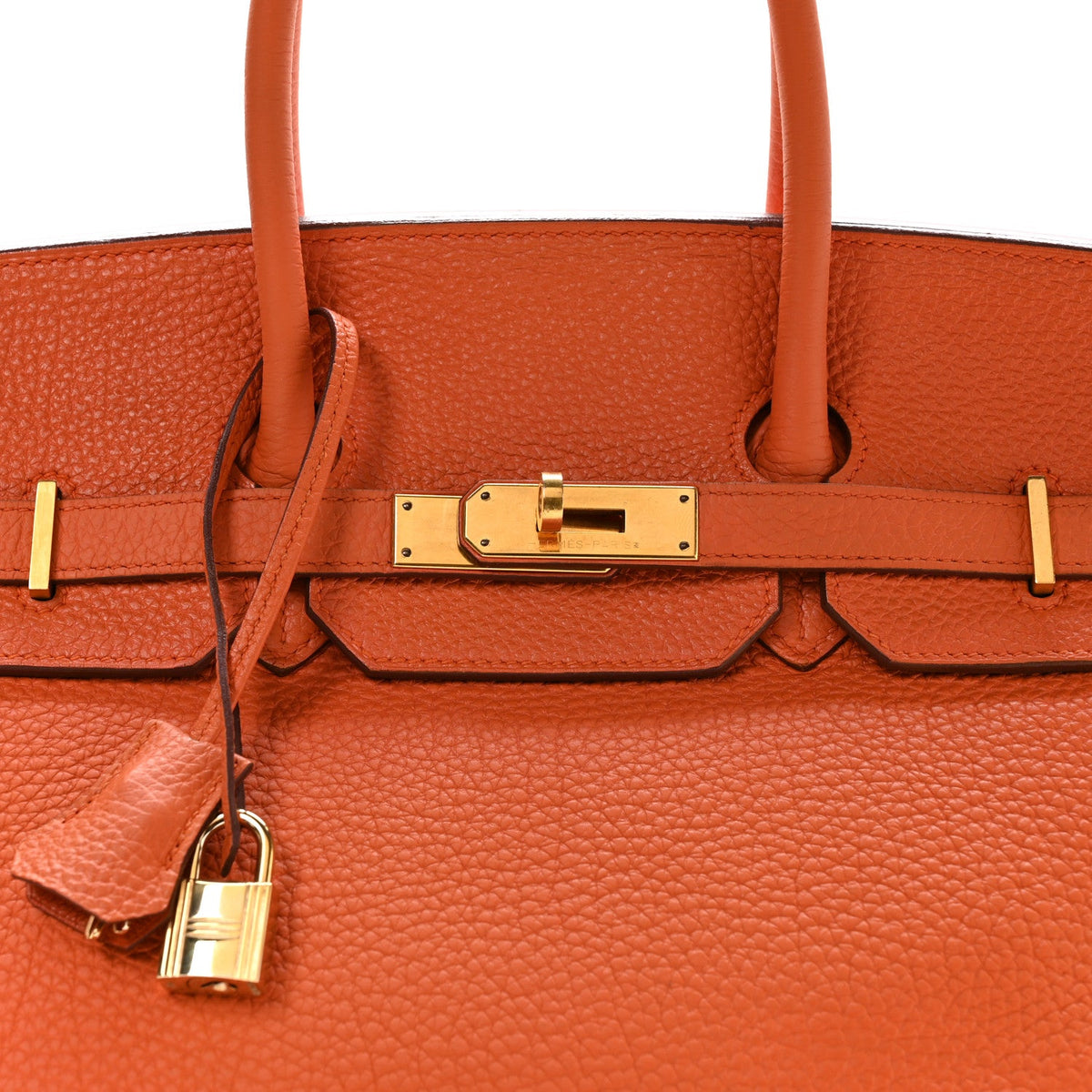 Togo Birkin 35 Orange product image 8, provided for visual reference and product detail review