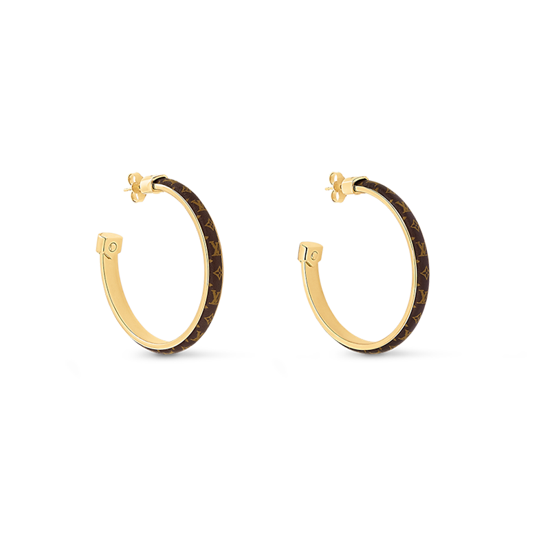 Louis Vuitton Signature 18K Gold Earrings product image 1, provided for visual reference and product detail review