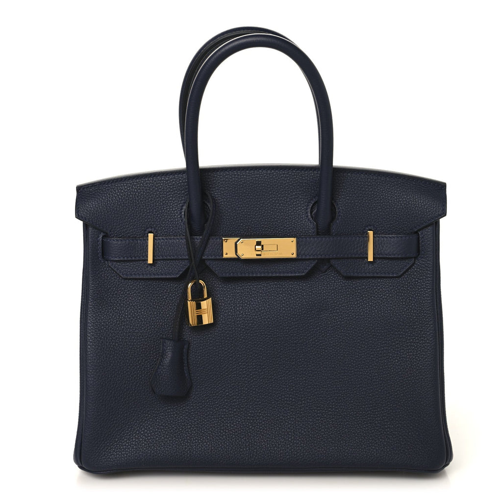 Togo Birkin 30 Bleu Nuit product image 1, provided for visual reference and product detail review
