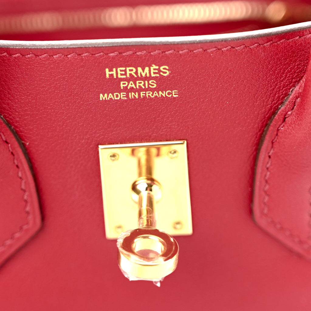 Swift Birkin 25 Rouge Casaque product image 6, provided for visual reference and product detail review