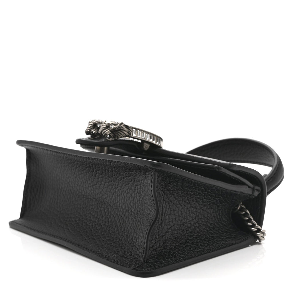Dollar Calfskin Crystal Mini Dionysus Top Handle Bag Black Crystal product image 10, provided for visual reference and