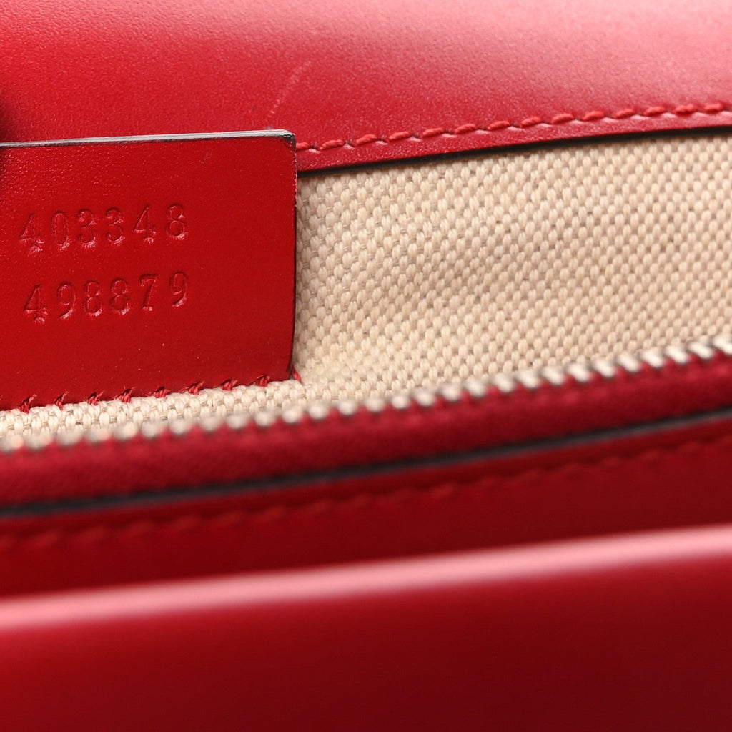 Calfskin Chinese New Year Medium Dionysus Shoulder Bag Hibiscus Red product image 7, provided for visual reference and