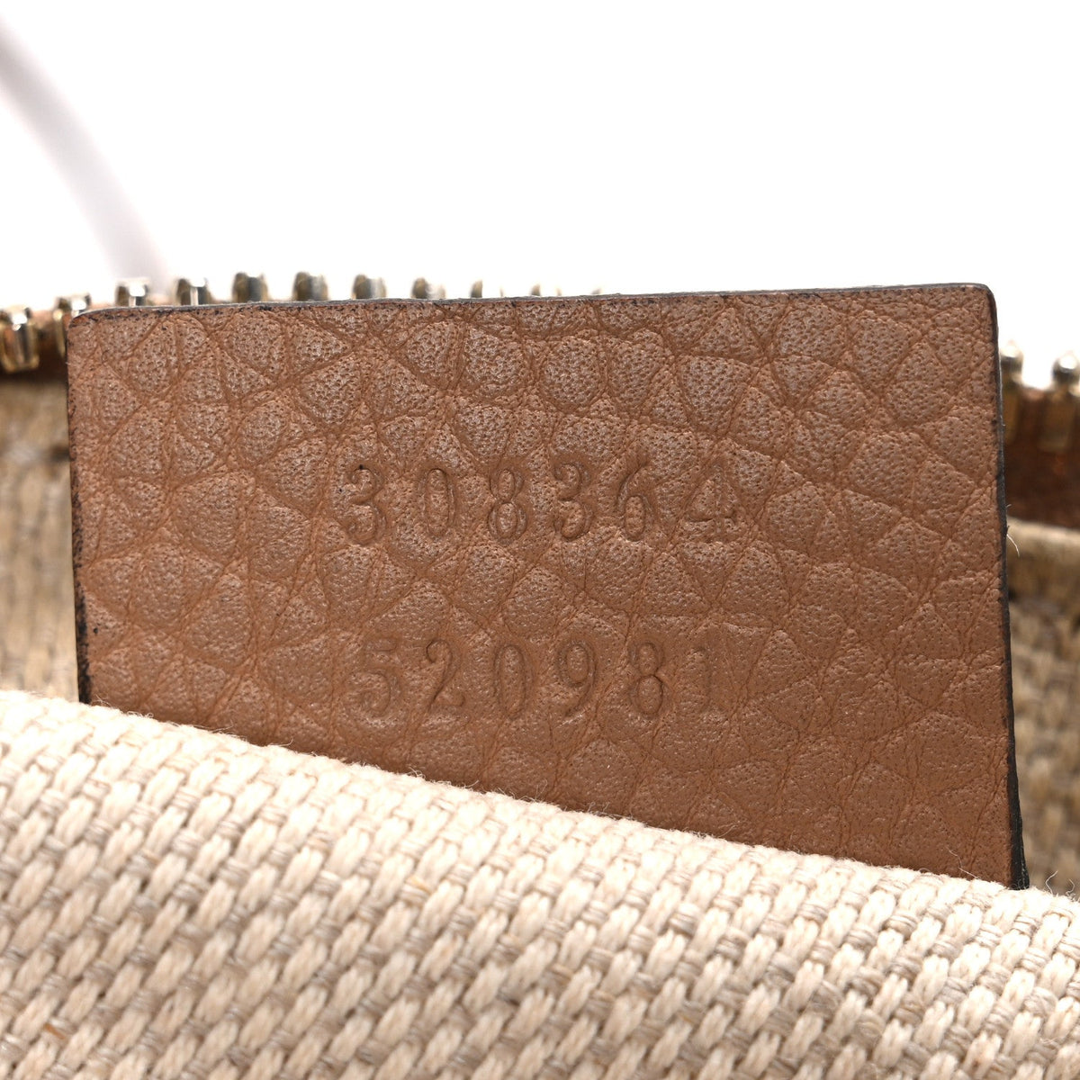 Pebbled Calfskin Small Soho Disco Bag Rose Beige product image 7, provided for visual reference and product detail review