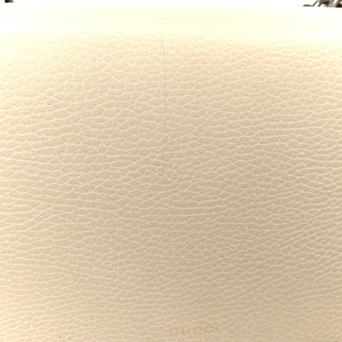 Dollar Calfskin Crystal Small Dionysus Shoulder Bag Mystic White product image 13, provided for visual reference and product