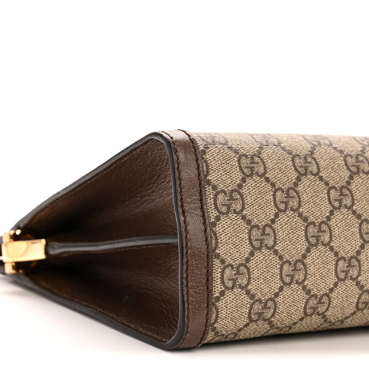 GG Supreme Monogram Web Medium Ophidia Chain Shoulder Bag Brown product image 9, provided for visual reference and product