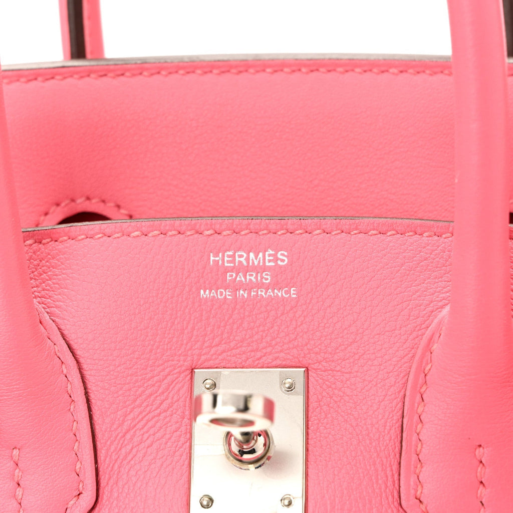 Swift Birkin 25 Rose Azalee product image 6, provided for visual reference and product detail review