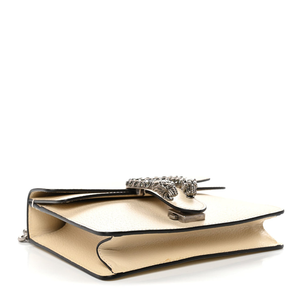 Textured Calfskin Crystal Mini Dionysus Shoulder Bag Mystic White product image 4, provided for visual reference and product