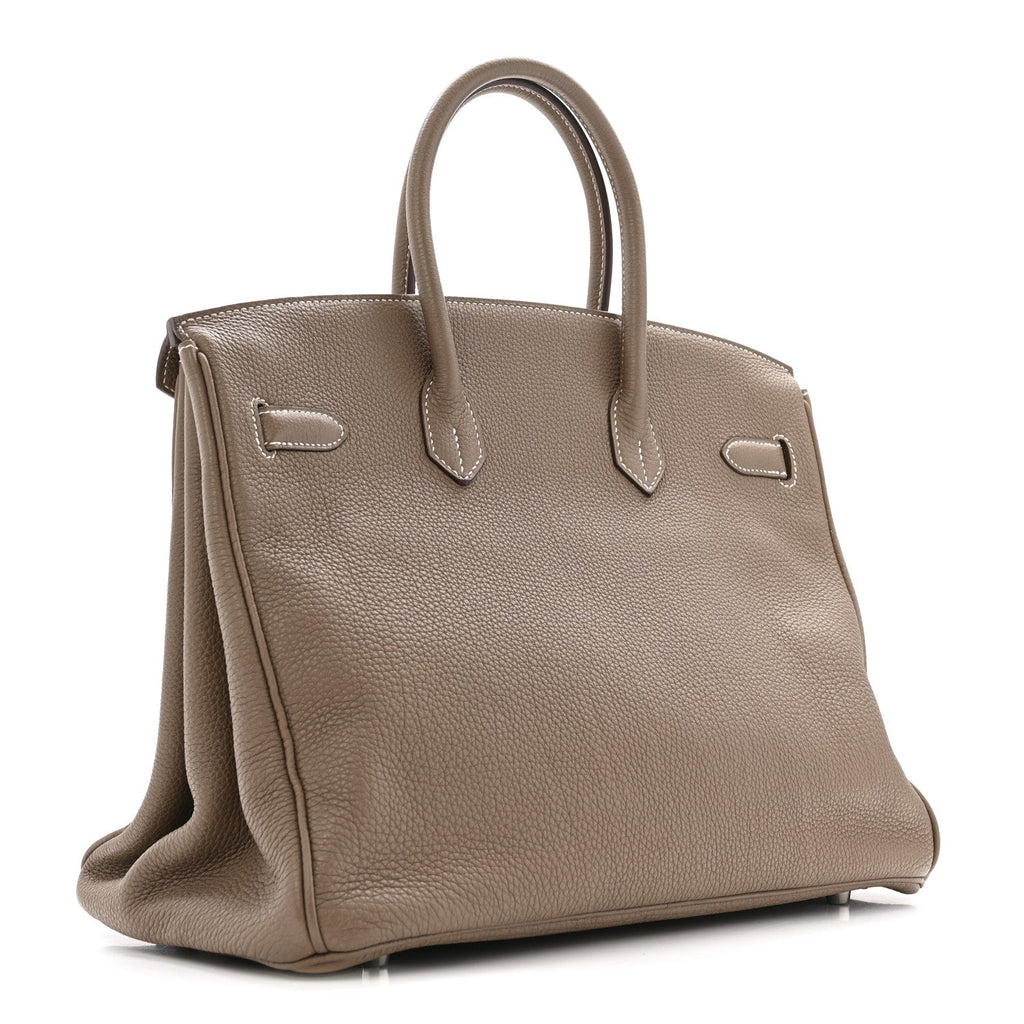 Togo Birkin 35 Etoupe product image 3, provided for visual reference and product detail review