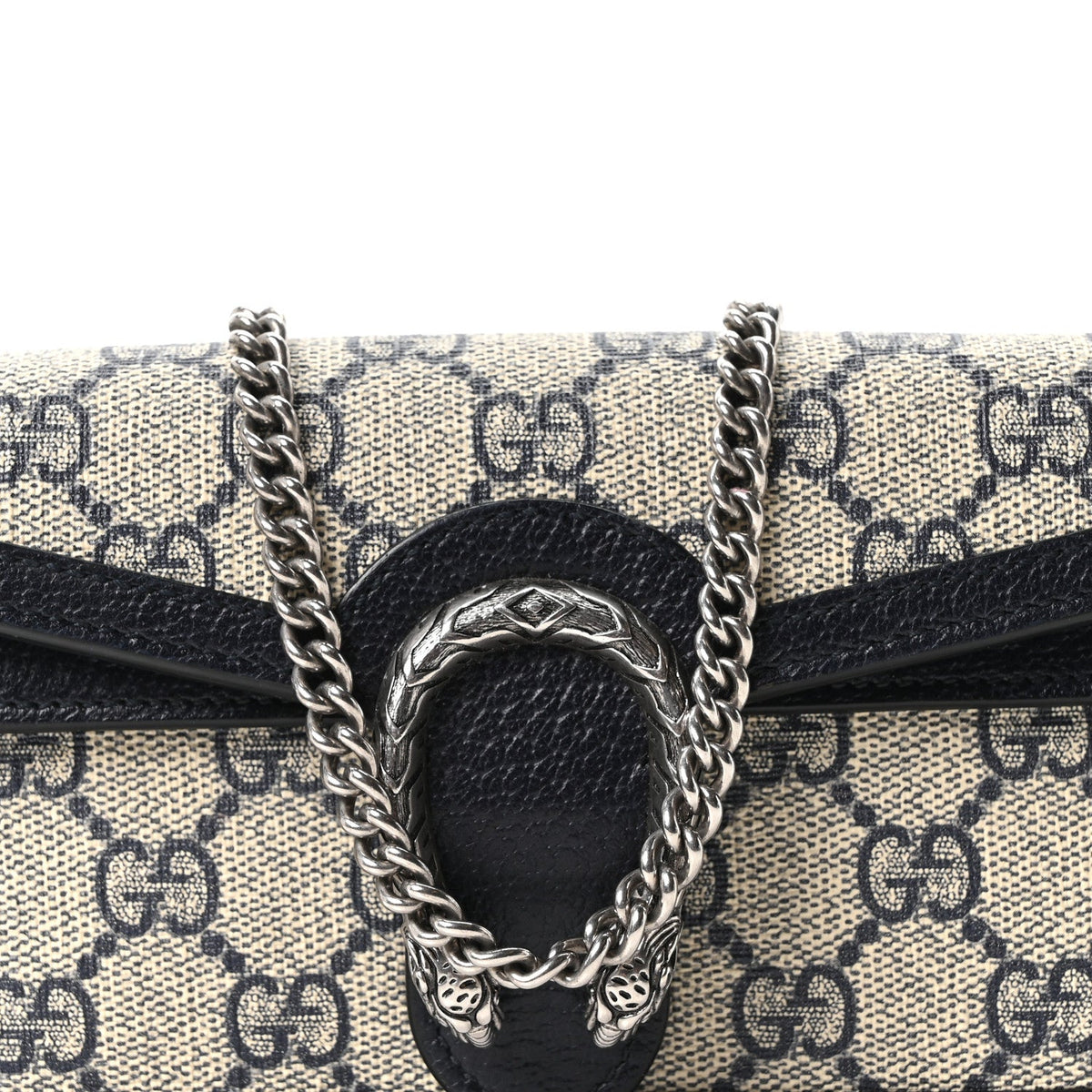 GG Supreme Monogram Textured Dollar Calfskin Super Mini Dionysus Shoulder Bag Beige Blue product image 15, provided for