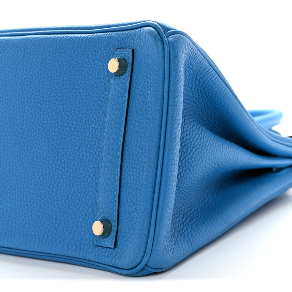 Togo Birkin 30 Bleu Zanzibar product image 10, provided for visual reference and product detail review