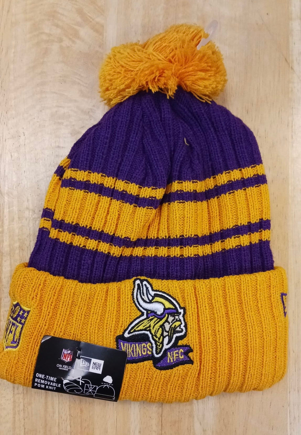 Minnesota Vikings Official NFL New Era winter Knit Hat with product image 1