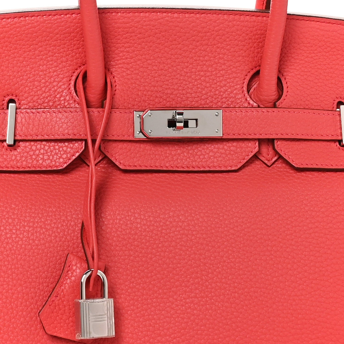 Taurillon Clemence Birkin 35 Bougainvillea product image 8, provided for visual reference and product detail review